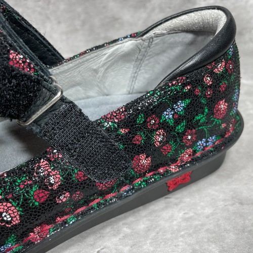 Alegria Belle Mary Jane Floral Women's Clog Adjustable Double Strap EU 39 US 9 - Picture 11 of 15