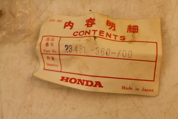 Nuevo de Lote Antiguo Honda Gear 23T 1974-1975 CR125M CR125 ELSINORE 125 23481-360-700 OEM M Foto 3 de 4