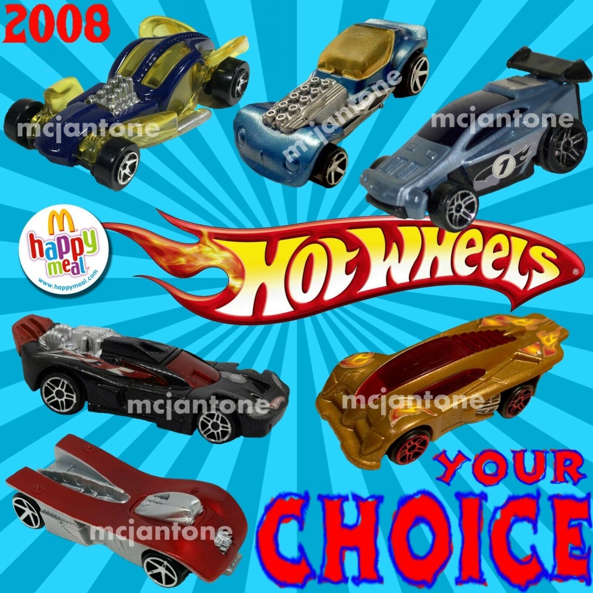 McDonald's 2008 HOT WHEELS Mattel DIESELBOY Spine Buster Diecast