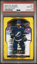 2020 Upper Deck Allure 44 Nikita Kucherov Yellow Taxi PSA 10 Gem Mint