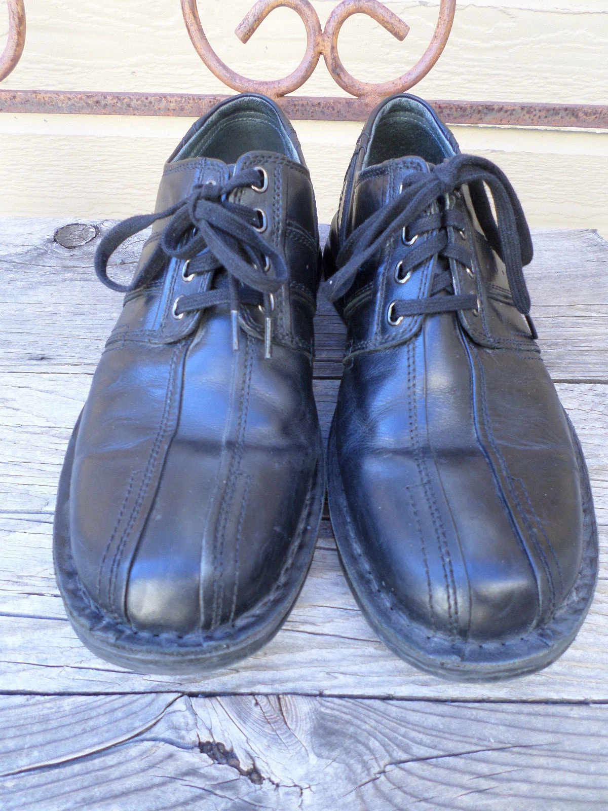 Oxford casual Clarks in pelle nera. Uomo 10 5 M