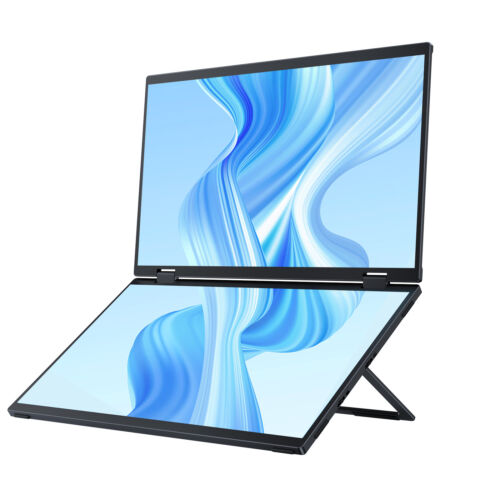 UStation Δ / Delta 15,6-Zoll-Klappmonitor 1080P mit zwei tragbaren VESA-Displays