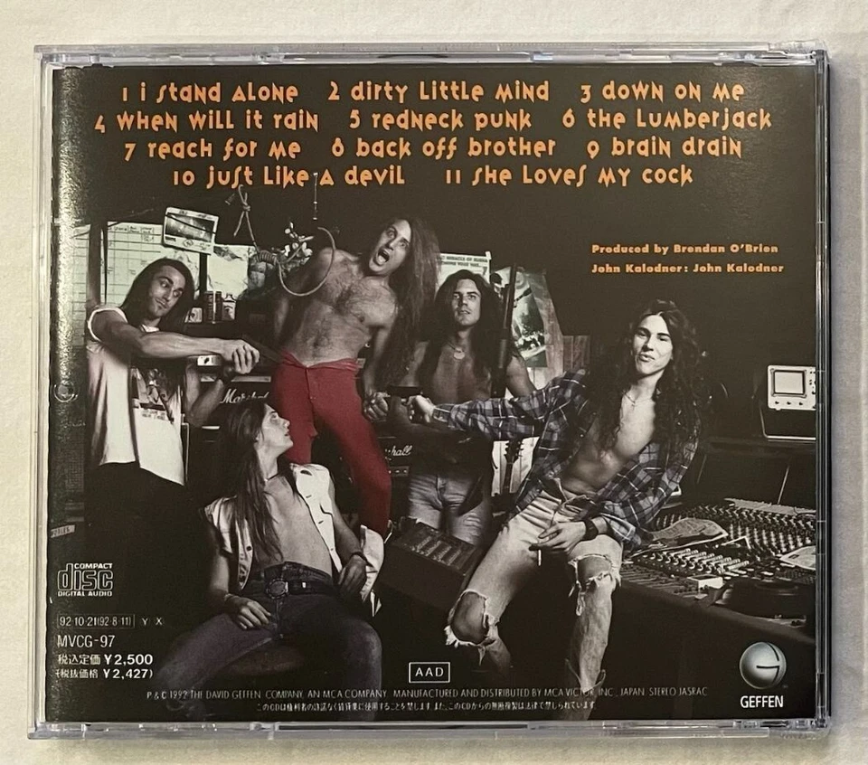 Jackyl - S/T (Original Japan First Press CD w/OBI) MVCG-97 Jesse James Dupree Foto 2 de 3