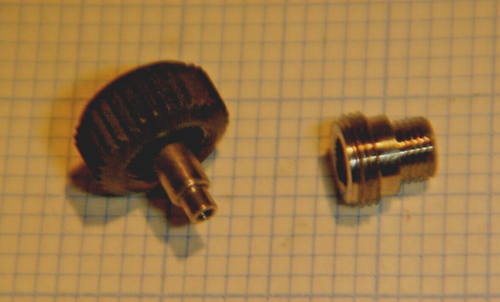 1 COURONNE ETANCHE NOIRE PVD POUR MONTRE FRANCK MULLER DE DIAMÈTRE DE 7,45 MM - Picture 3 of 4