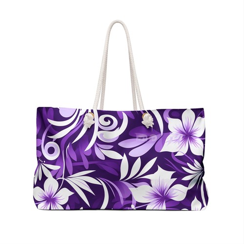Floral Fantasy Weekender Bag - Perfect for Travel and Beach Getaways - Picture 3 of 5