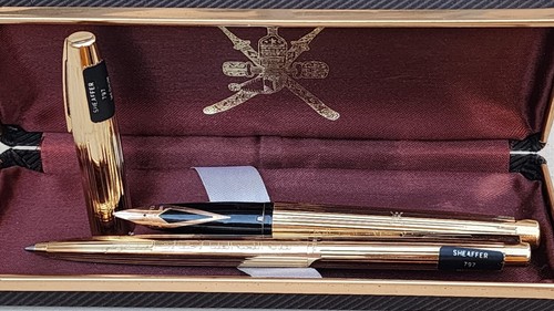 Sheaffer 797 Oman 🇴🇲 Logo Fountain Ball Point Pen Set - Picture 5 of 8