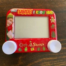Buddy The Elf Pocket Etch A Sketch  20th Anniversary Special Edition Christmas