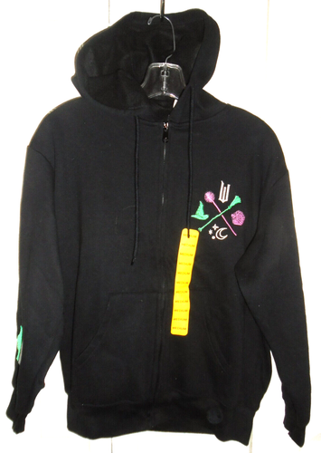 WICKED Womens Full Zip Embroidered Medium Hoodie Sweatshirt Universal Studios