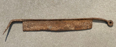 Large Antique Primitive Draw Knife? Marked BS Crown SAACN 8 Late 34 X 4 1/2''