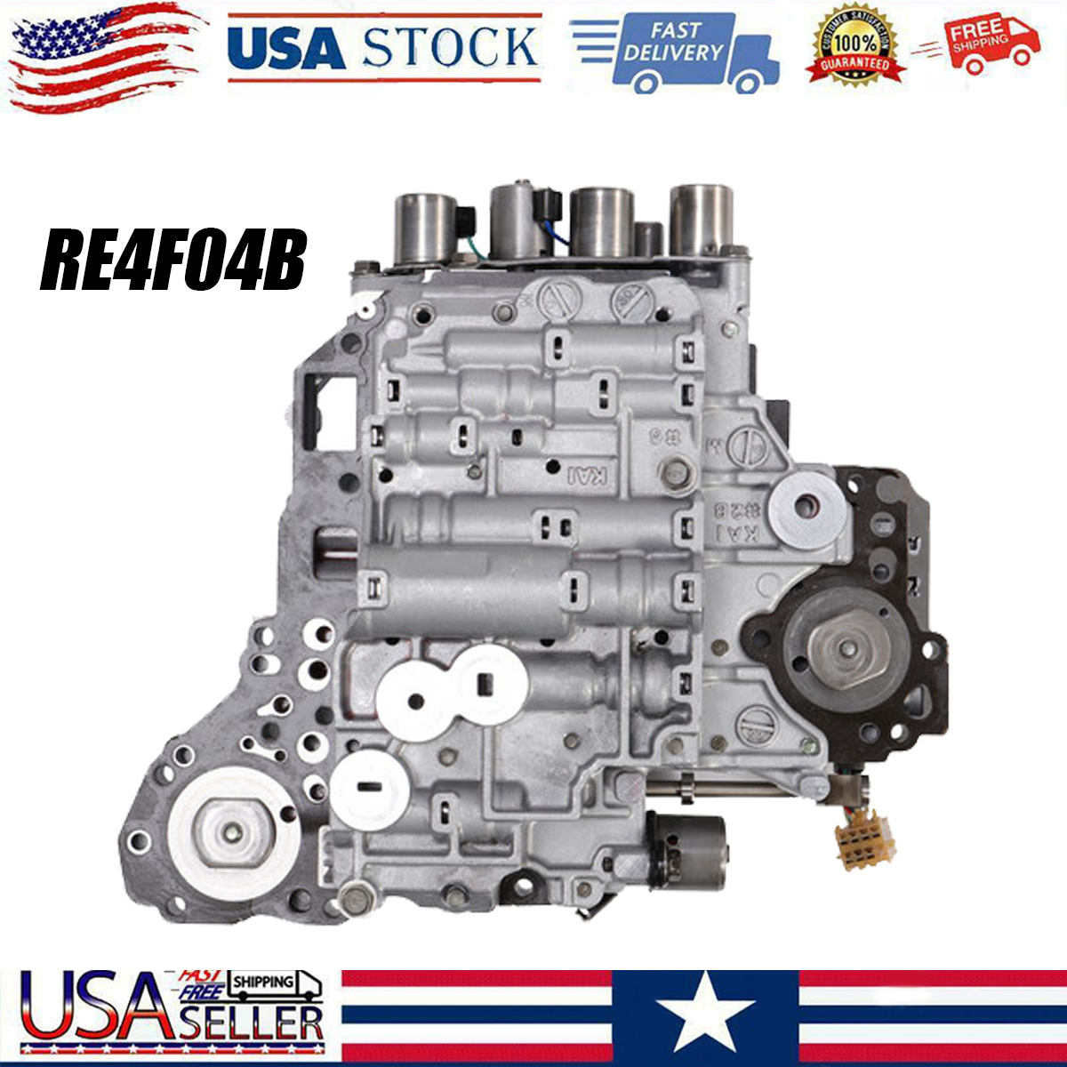 RE4F04B Transmission Valve Body w/ Solenoid Fit For Nissan Altima