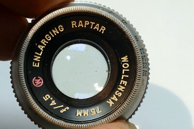レンズ(単焦点) WOLLENSAK ENLARGING RAPTAR 75mm F4.5 M42 Wollensak