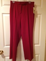 Allison Daley Pants Size 10 Short S Red 10s Missy Pull On 28 Inseam 7 Allison Daley Pants Size 10 Short S Red 10s Missy Pull On 28 Inseam 7