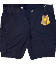Carhartt Force Cargo Shorts 104010 Womens Size 16 Blue NWT A8
