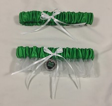 New Marshall University Thundering Herd Elastic Lace Bridal Wedding Garter Set