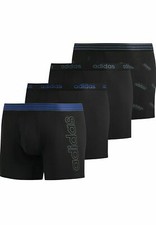 Adidas Men's Core Stretch Cotton Trunk Underwear 4-Pack XLARGE 40-42