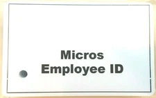 50 Magnetic Stripe Employee Swipe ID Cards -Micros/Oracle POS Systems