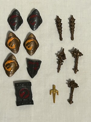 Weapons & Shields Lot for Mega Bloks Dragons Krystal Wars Replacement Pieces
