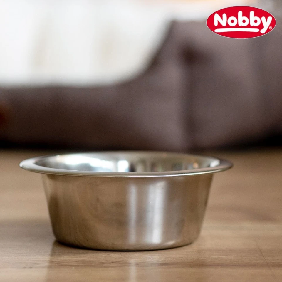 Nobby Edelstahl Napf - Futternapf Wassernapf Fressnapf Reisenapf Hunde/Katzen - Bild 3 von 3