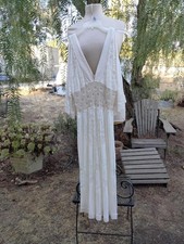NWT Anthropologie Farm Rio Solana midi dress size XS Boho Ivory Lace Bridal