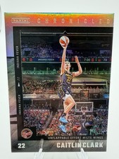 2025 Panini Caitlin Clark Chronicles #37 Silver Holo Foil Indiana Fever