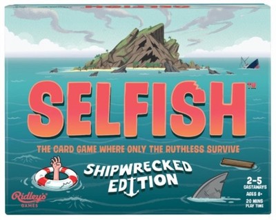 SELFISH SHIPWRECKED EDITION by RIDLEY'S GAMES Non-book item Self Help Business