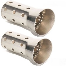 2pcs Universal Motorcycle Exhaust Pipe Muffler Insert Baffle Db Killer Silencer