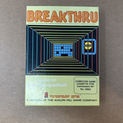 SEALED Breakthru by Avalon Hill Computer games TRS-80 Color,TDP S-100 16k