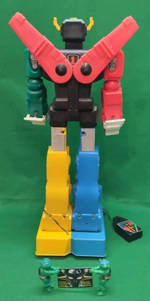 Vintage ROBOT JUMBO VOLTRON GOLION 64 cm made in U.S.A. by LJN Toys 1984 Working - Imagen 3 de 4