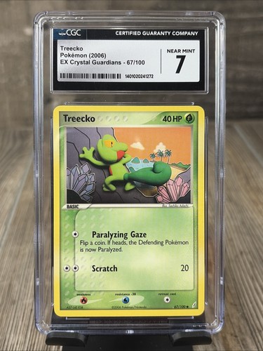 Treecko graded CGC 7 for sale on eBay
