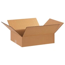 GRAINGER APPROVED 11R375 PK 25 Shipping Box,15x12x4 in 11R375