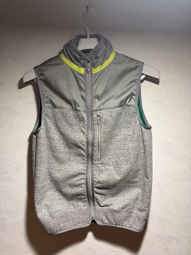 sacai Gray Solid Color Vest S Size Fashion Top Layered Design
