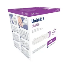 Unistik 3 Low Flow Safety Lancet 28 Gauge Needle 1.8 mm Depth 1 Box(s) 100 /Box
