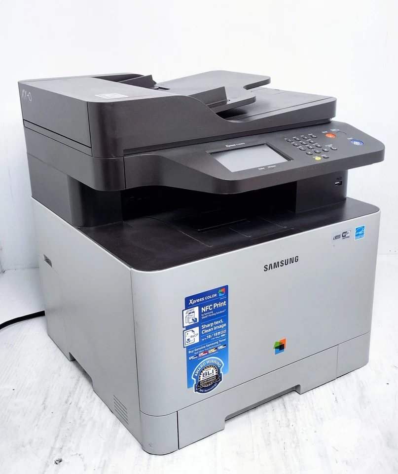  Samsung Xpress C1860FW Color All in One Printer Scanner Fax Copier - Image 3 of 4