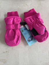 NWT Girls Wildbreakers Ski Mittens Pro Gear Sz 1-2 Yrs Pink 3M Thinsulate