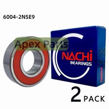 2PCS 6004-2NSE9 CM NACHI Brand Sealed Ball Bearings 20x42x12MM Fast shipment