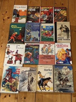 16 Alte Kinder - Und Jugend Bücher Teilweise Klassiker Hardcover