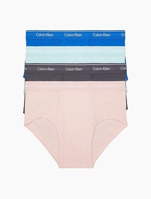 Calvin Klein Men's NB4000916 Cotton Classic Fit 4-Pack Brief Size Medium