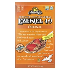 Food For Life, Ezekiel 4:9, Sprouted Whole Grain Cereal, Original, 16 oz (454 g)