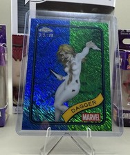2025 Topps Chrome Marvel - DAGGER Blue & Green Shimmer Refractor 15 /199 #63