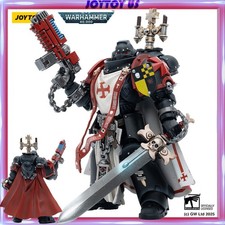 JOYTOY Warhammer 40K 1/18 Action Figure Black Templars Sword Brethren Lombast