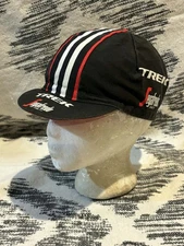 Santini Trek Segafredo Cycling Cap Hat Made in Italy Bike Hat Adult OSFM