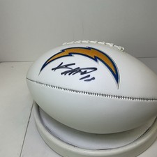 KEENAN ALLEN SIGNED AUTOGRAPHED NFL FOOTBALL COA BECKETT LOS ANGELES CHARGERS