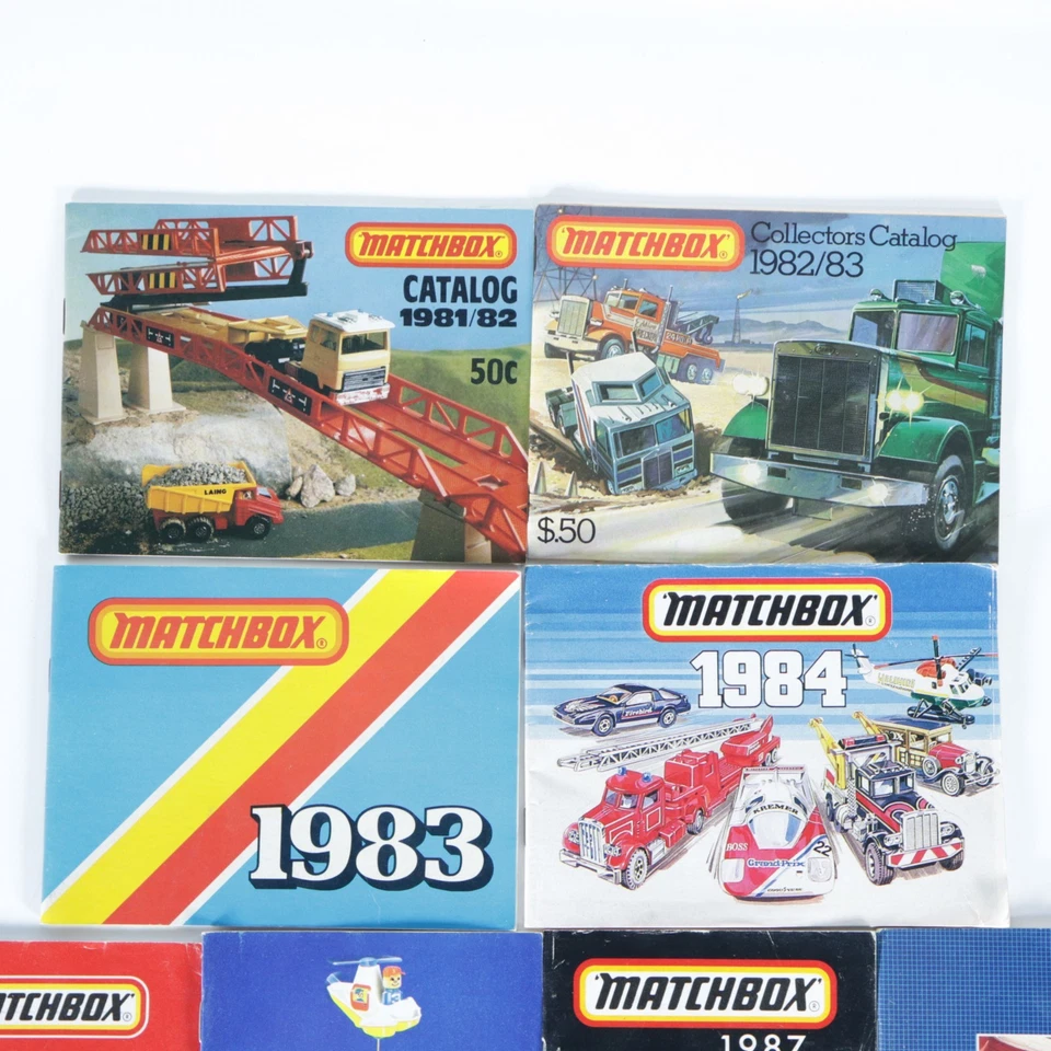 VTG Matchbox Collector's Catalogs Lot 81/82 82/83 83 84 85 86 87 88 USA - Image 2 of 4