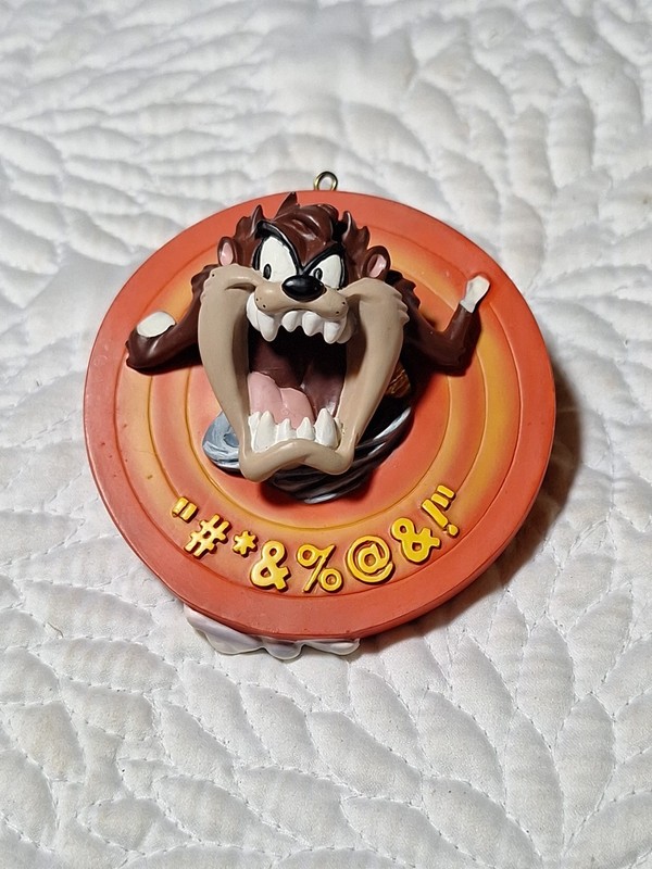 VTG. Bradford Exchange 1997 Looney Tunes Tazmanian Devil Ornament