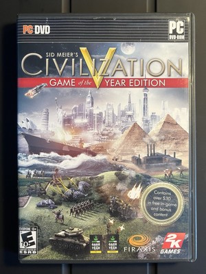 Sid Meier s Civilization V Game of the Year Edition PC DVD Game Complete in Box