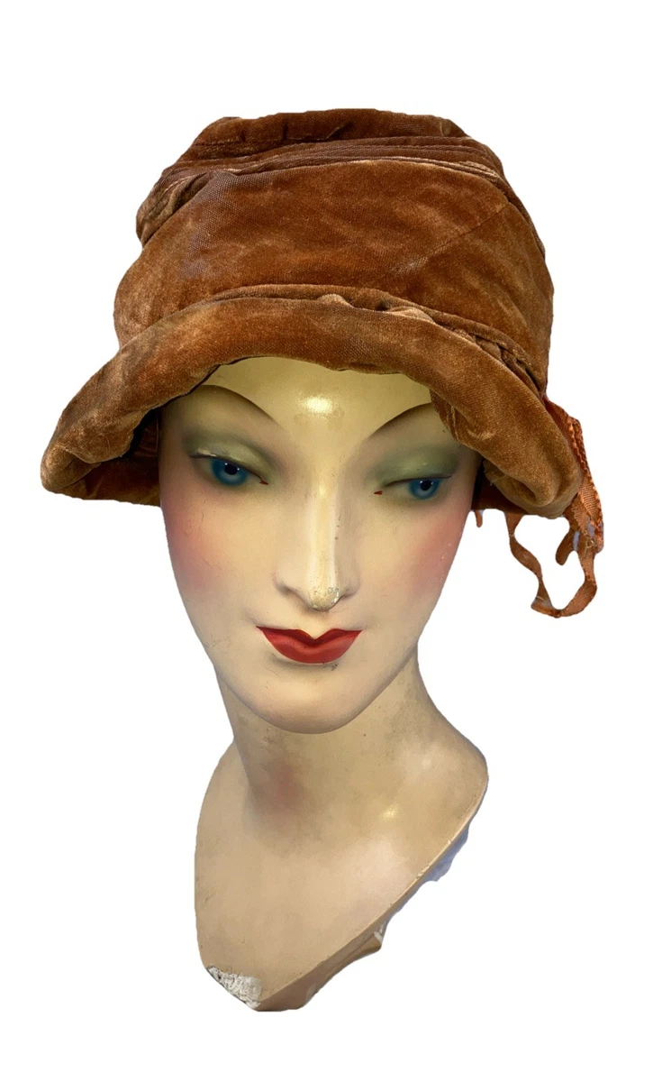 Cloche Brown Vintage Hats for Women for sale | eBay display picture 3