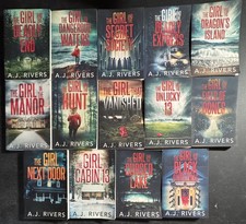 EMMA GRIFFIN FBI MYSTERY Set 1-14 by AJ Rivers Lot Girl in Cabin 13