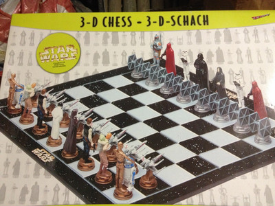 CHESS GAME Schachspiele Star Wars Limited Edition Sealed Pack Neu