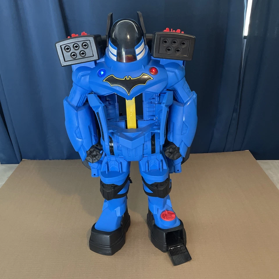 Batman Batbot Mattel 2017 Imaginext DC Super Xtreme Robot 2 Feet 28”x 15” Large - Image 4 of 4