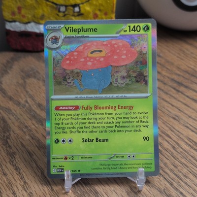 Pokémon Vileplume Holo Rare 045/165 Sv: Scarlet & Violet 151